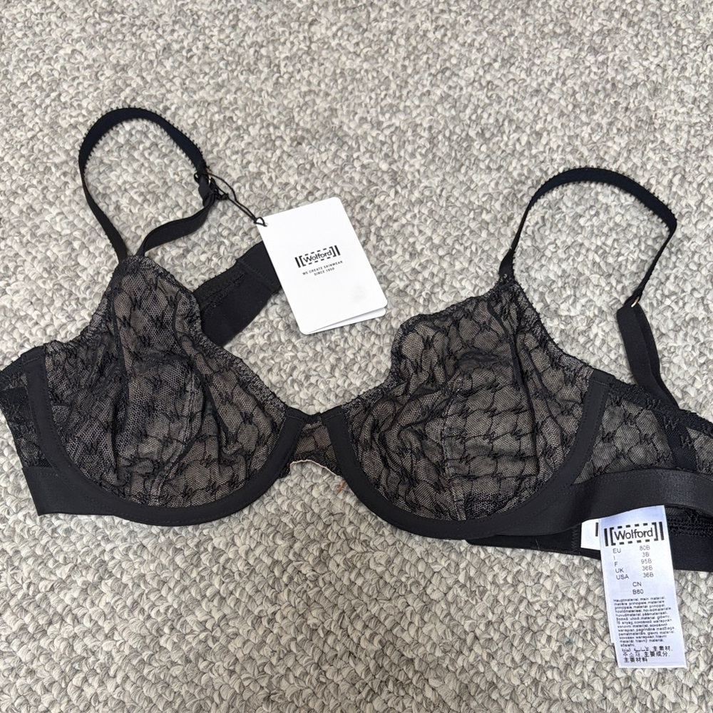 Wolford Black Lace Bra